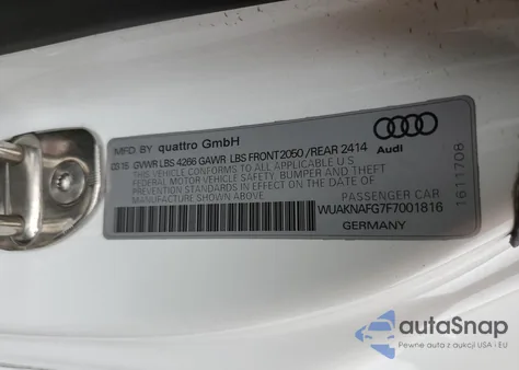 2015 Audi R8 5.2 Plus Quattro from USA, damaged, VIN WUAKNAFG7F7001816